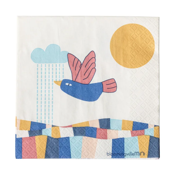 Guardanapo Colorine 20 unidades - Natural - Bloomingville