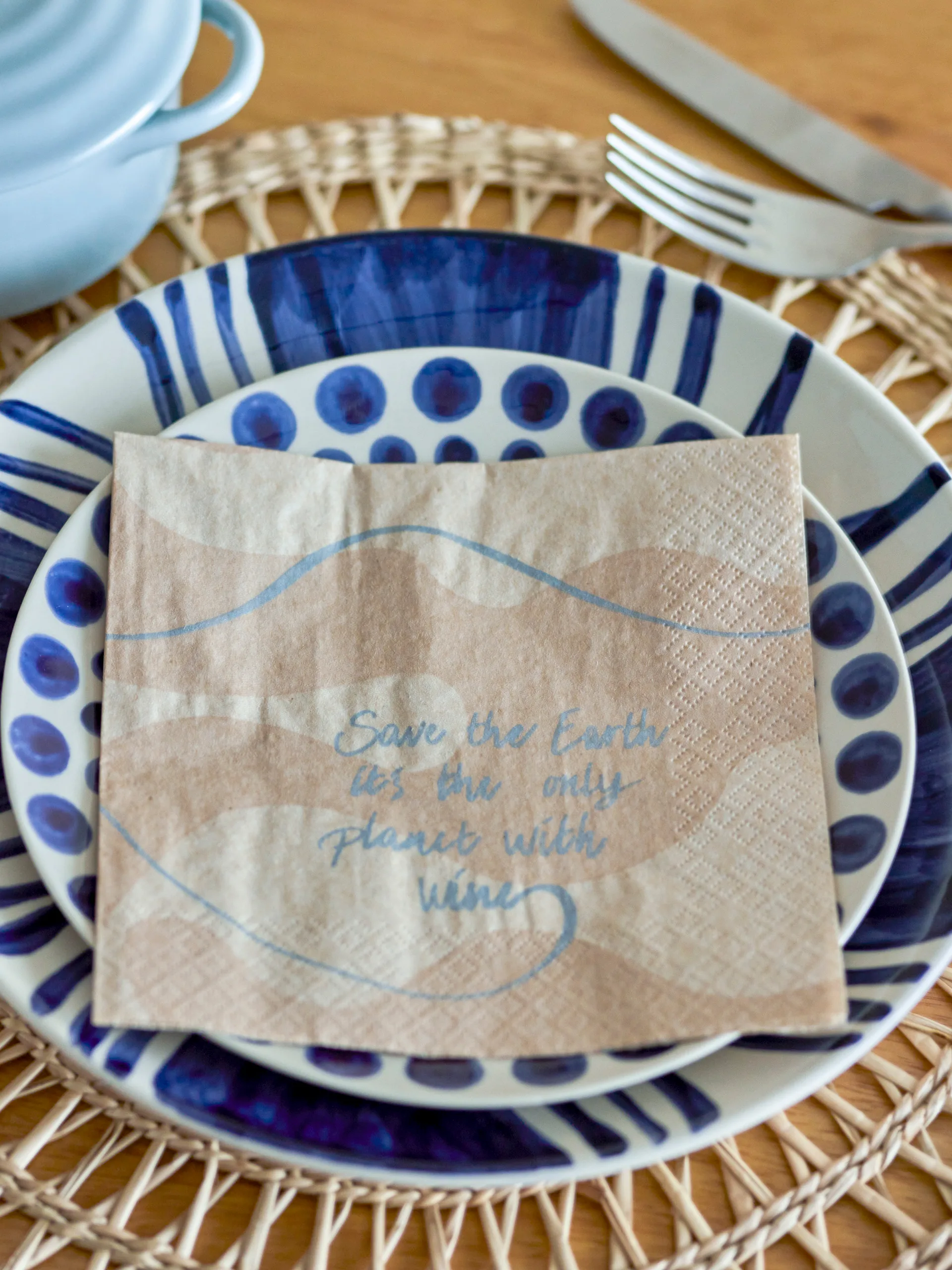 Guardanapo Earth 33x33 cm 20-unidades, Nature Bloomingville