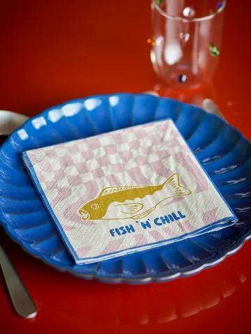 Guardanapo Remy 20 unidades - Azul - Bloomingville