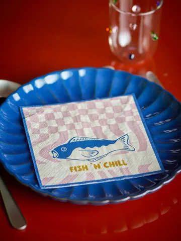 Guardanapo Remy 20 unidades - Azul - Bloomingville