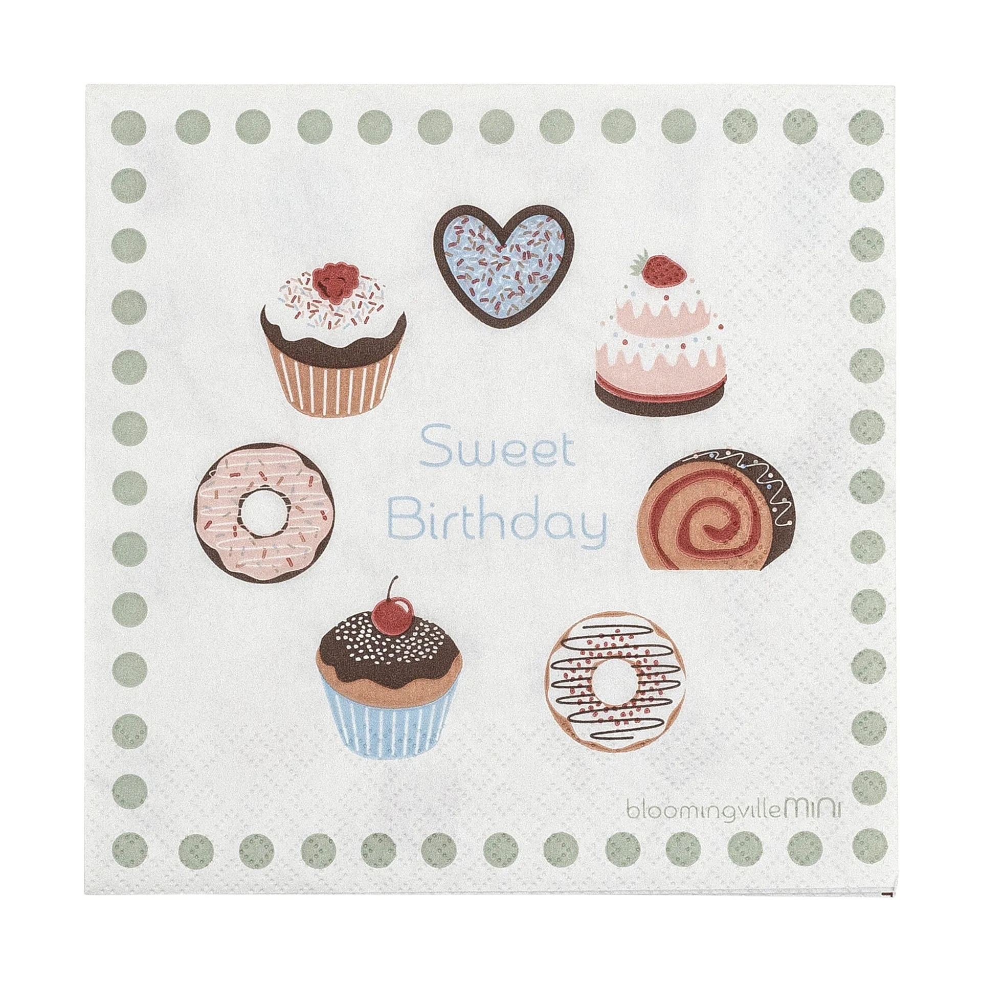 Guardanapo Sweets 20 unidades, Rosa Bloomingville