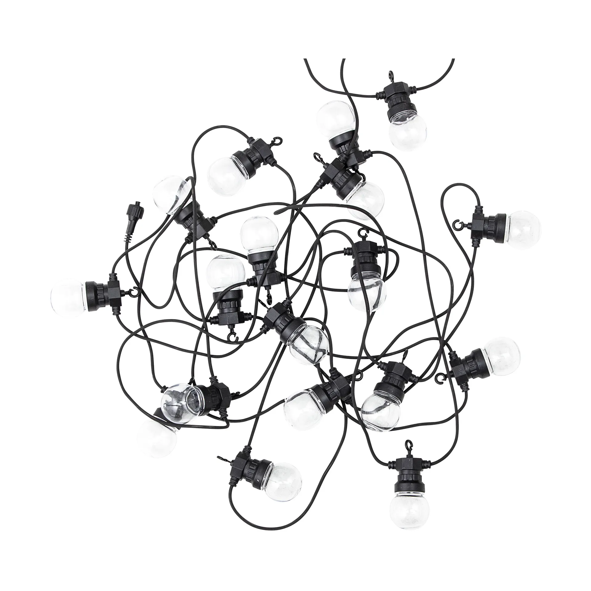 Iluminação em cabo Nero 10 m, Preto Bloomingville