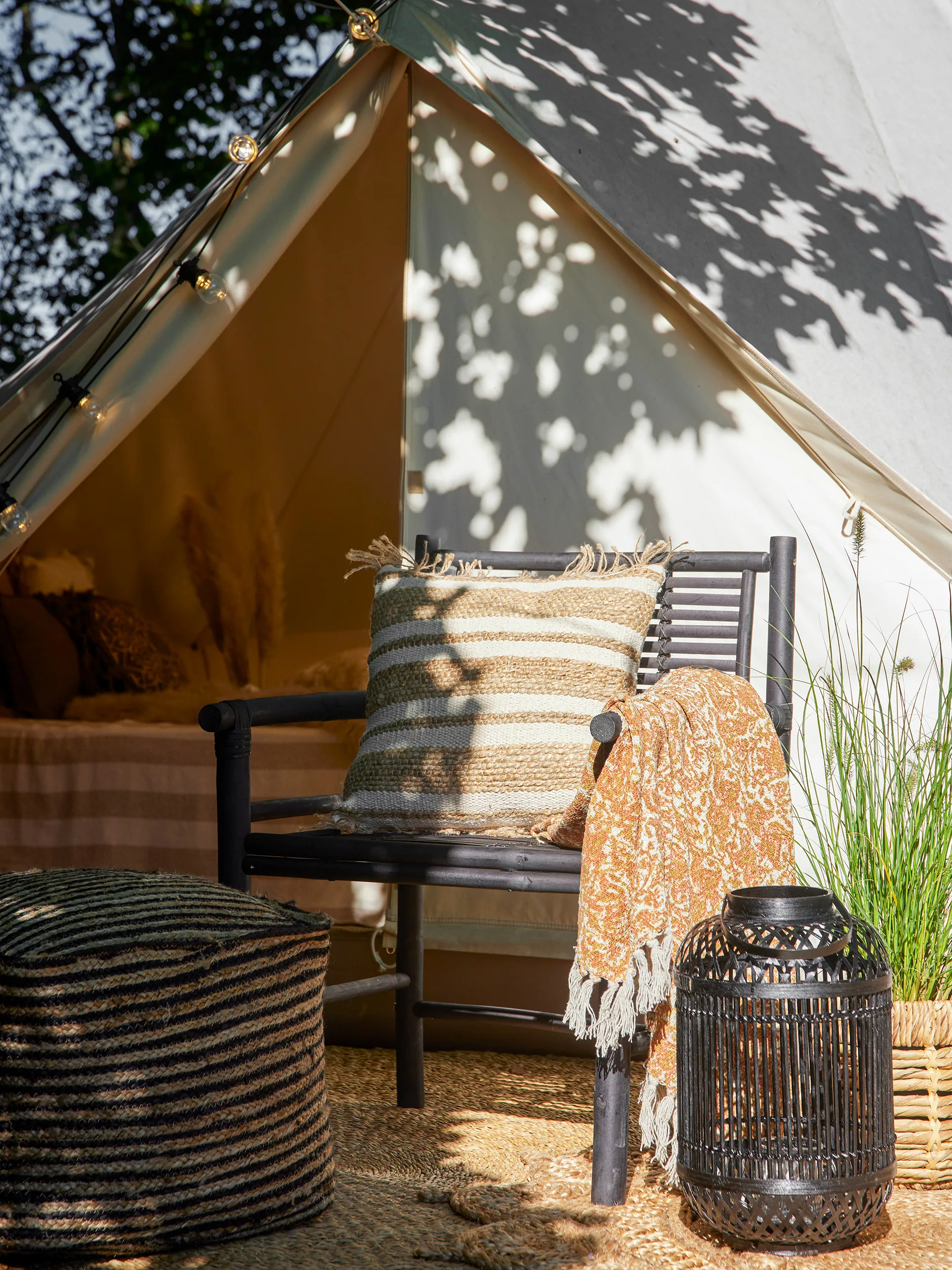 Iluminação em cabo Nero 10 m, Preto Bloomingville