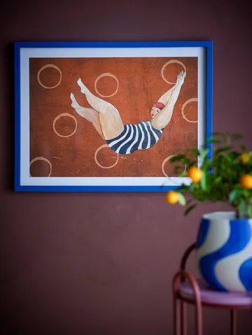 Ilustração Svela com moldura 52x47 cm - Castanho - Bloomingville