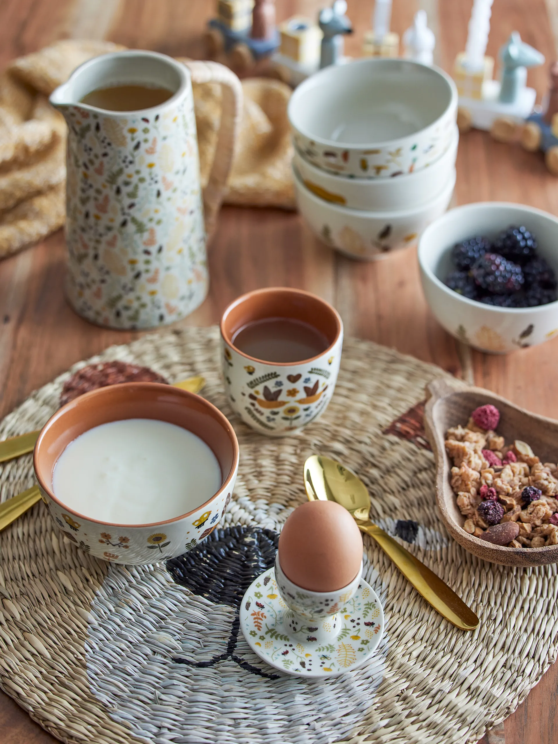 Individual Malla Ø38 cm, Urso Bloomingville