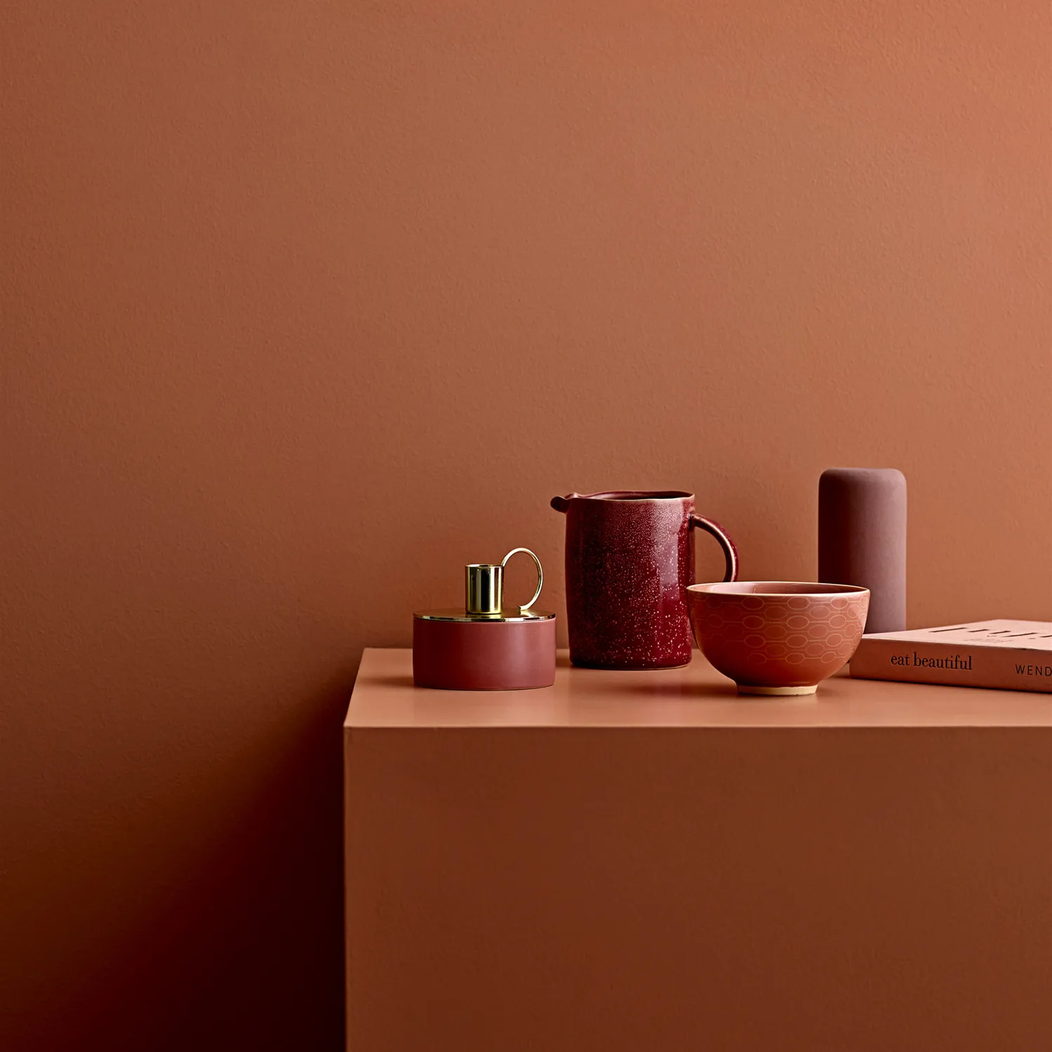 Jarro de leite Joëlle, vermelho Bloomingville