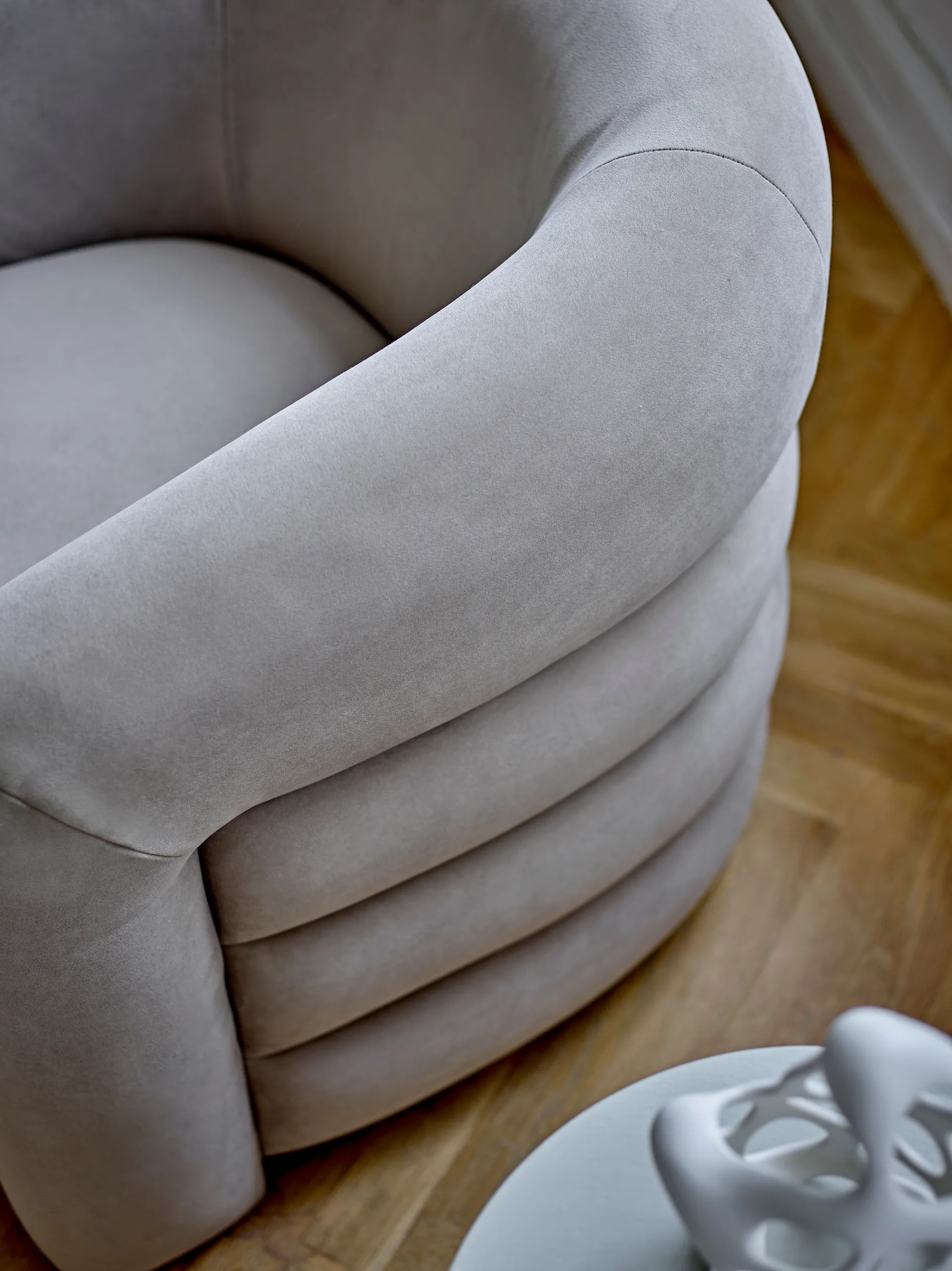 Joel lounge cadeira 78x76 cm, Cinza Bloomingville