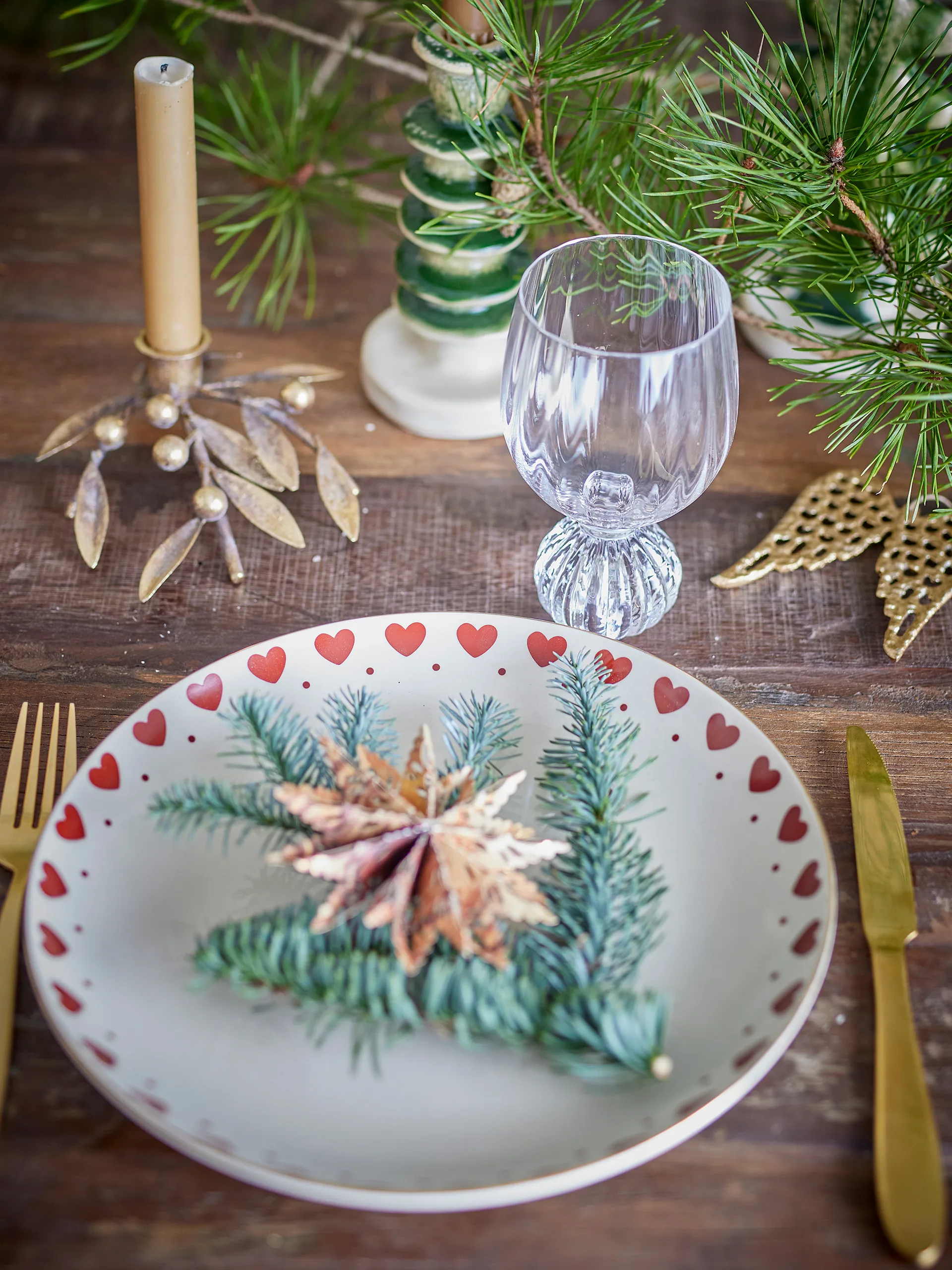 Jolly prato Ø26 cm, Vermelho Bloomingville