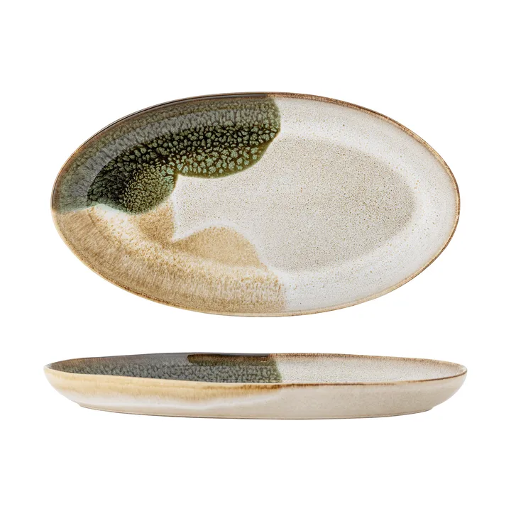 Jules prato de servir - Green, 33,5x18,5 cm - Bloomingville