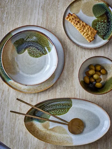 Jules prato de servir - Green, 33,5x18,5 cm - Bloomingville