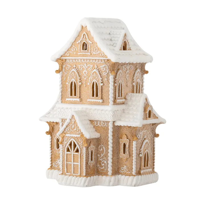 Kevin dekorationshus med ljus - Castanho, 37 cm - Bloomingville