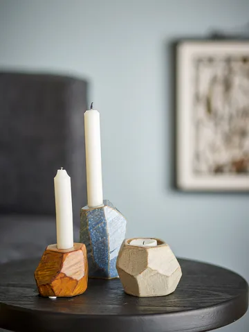 Kimber votivo & porta-velas 3 peças - Azul - Bloomingville