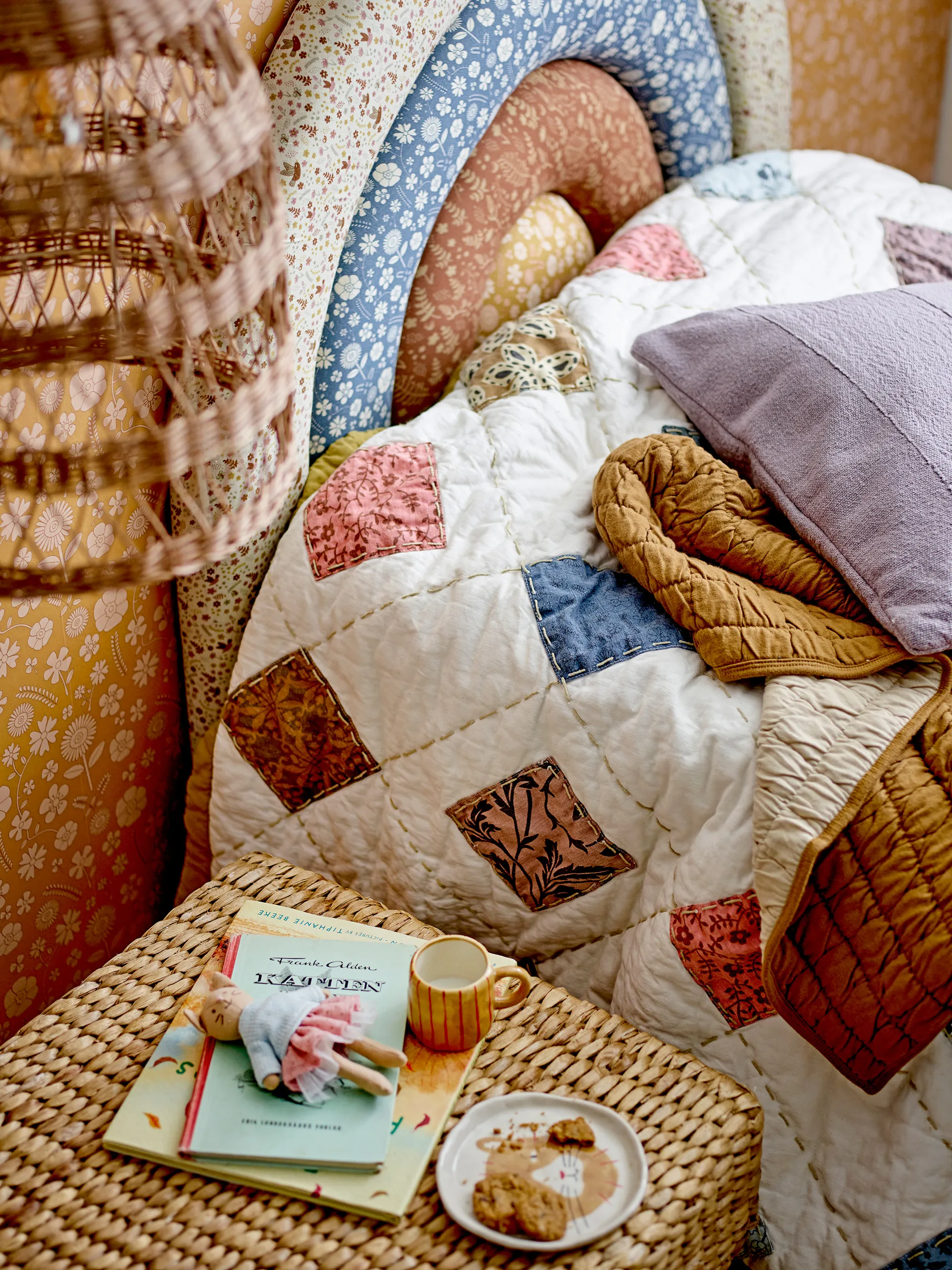 Kittie louça infantil grés 3 peças, Gato Bloomingville