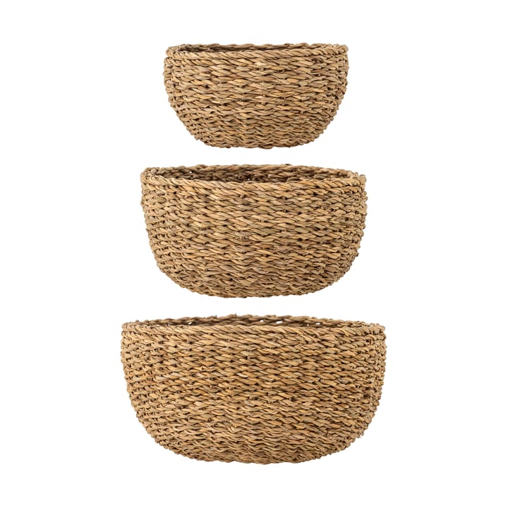 Lalo conjunto de cestos 3 peças - Algas marinhas - Bloomingville