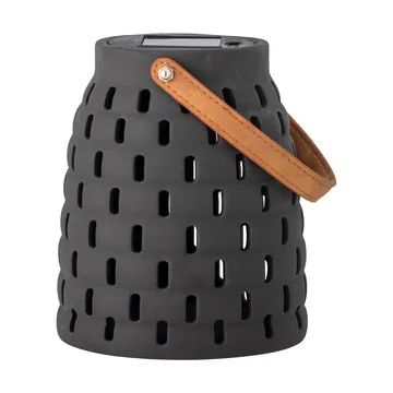 Lanterna lâmpada solar Trellis 18 cm  - Preto  - Bloomingville