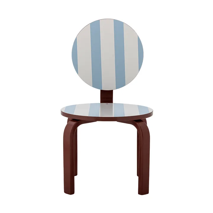 Liova cadeira - Multi, azul-claro-branco-castanho - Bloomingville