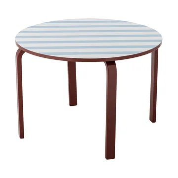 Liova mesa - Azul-branco, Ø65 cm - Bloomingville
