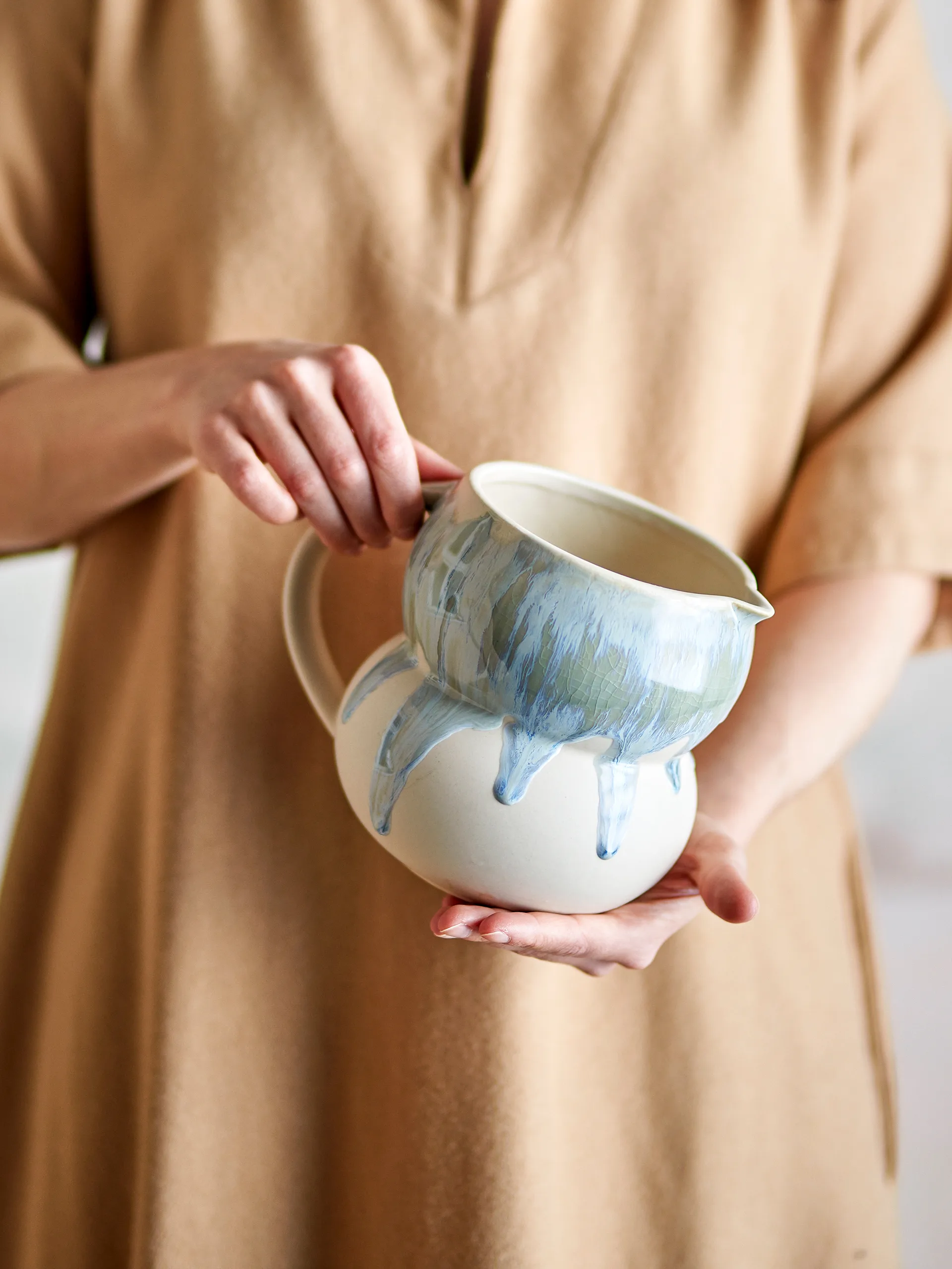 Luna leiteira 1,5 L, Azul Bloomingville