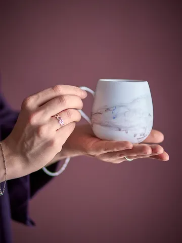 Lyre copo 4 unidades - Castanho - Bloomingville