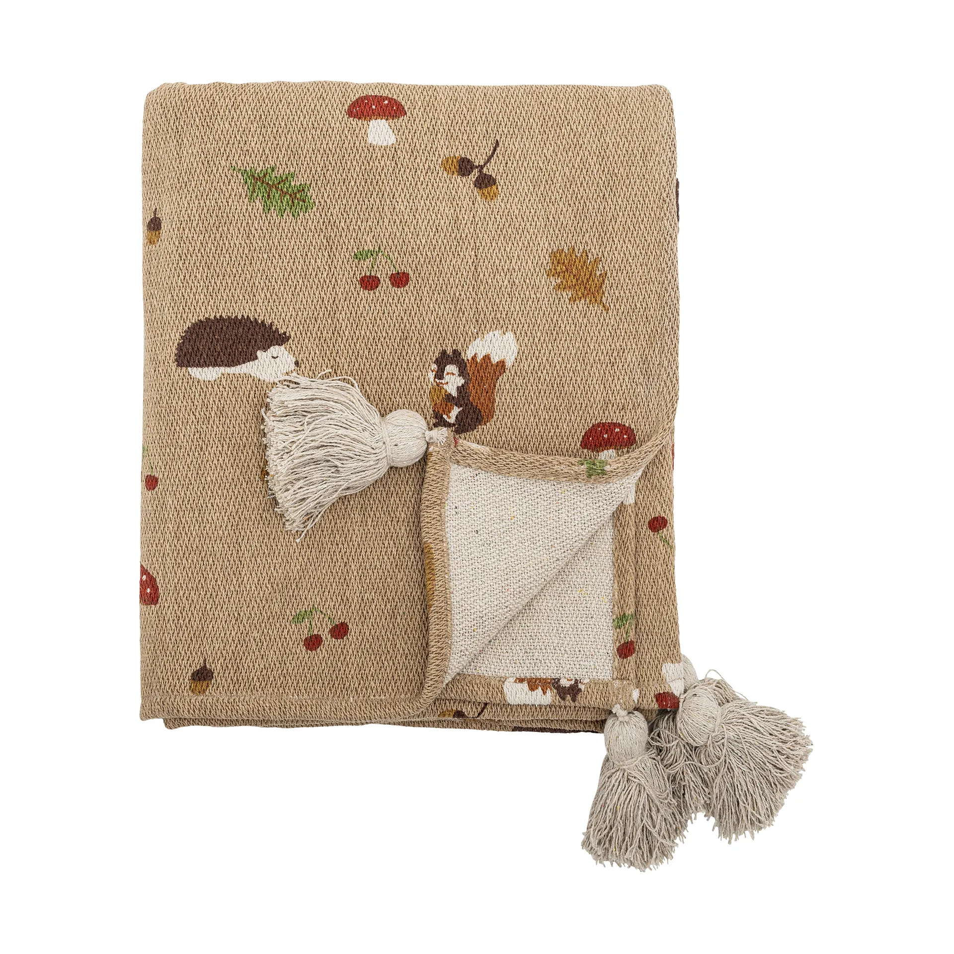 Manta Fall 130x160 cm, Castanho Bloomingville