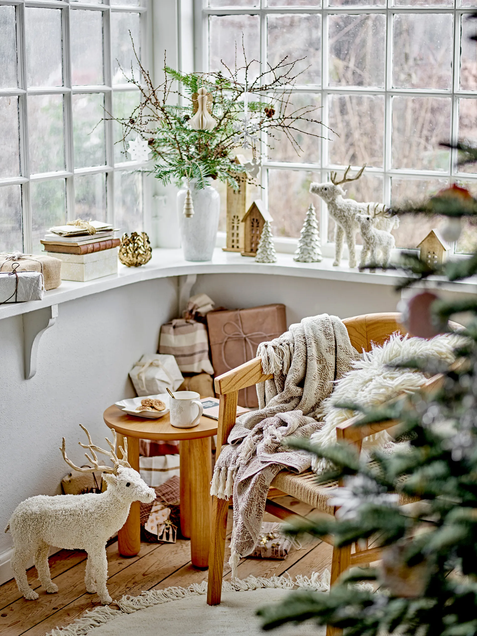 Manta Gabriela 130x160 cm, Marrom Bloomingville