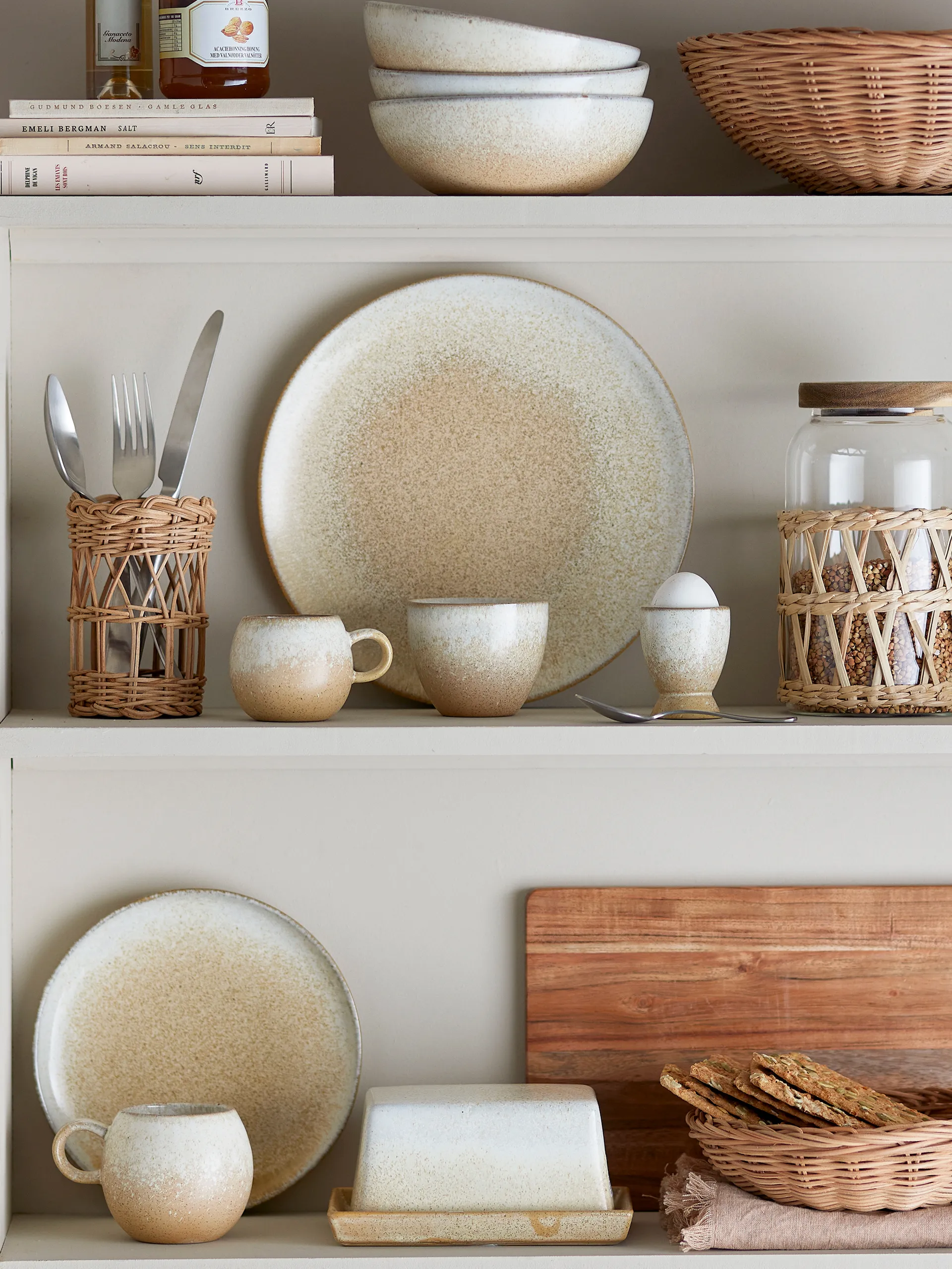 Manteigueira  Paula 11,5x17,5 cm, Nature Bloomingville