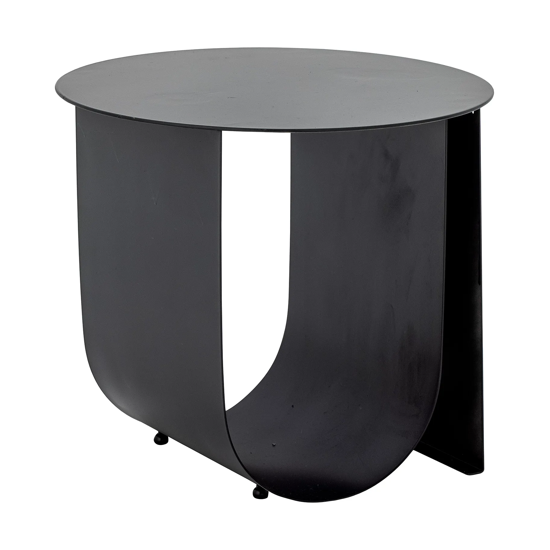 Mesa de apoio Cher Ø43 cm, Preto  Bloomingville