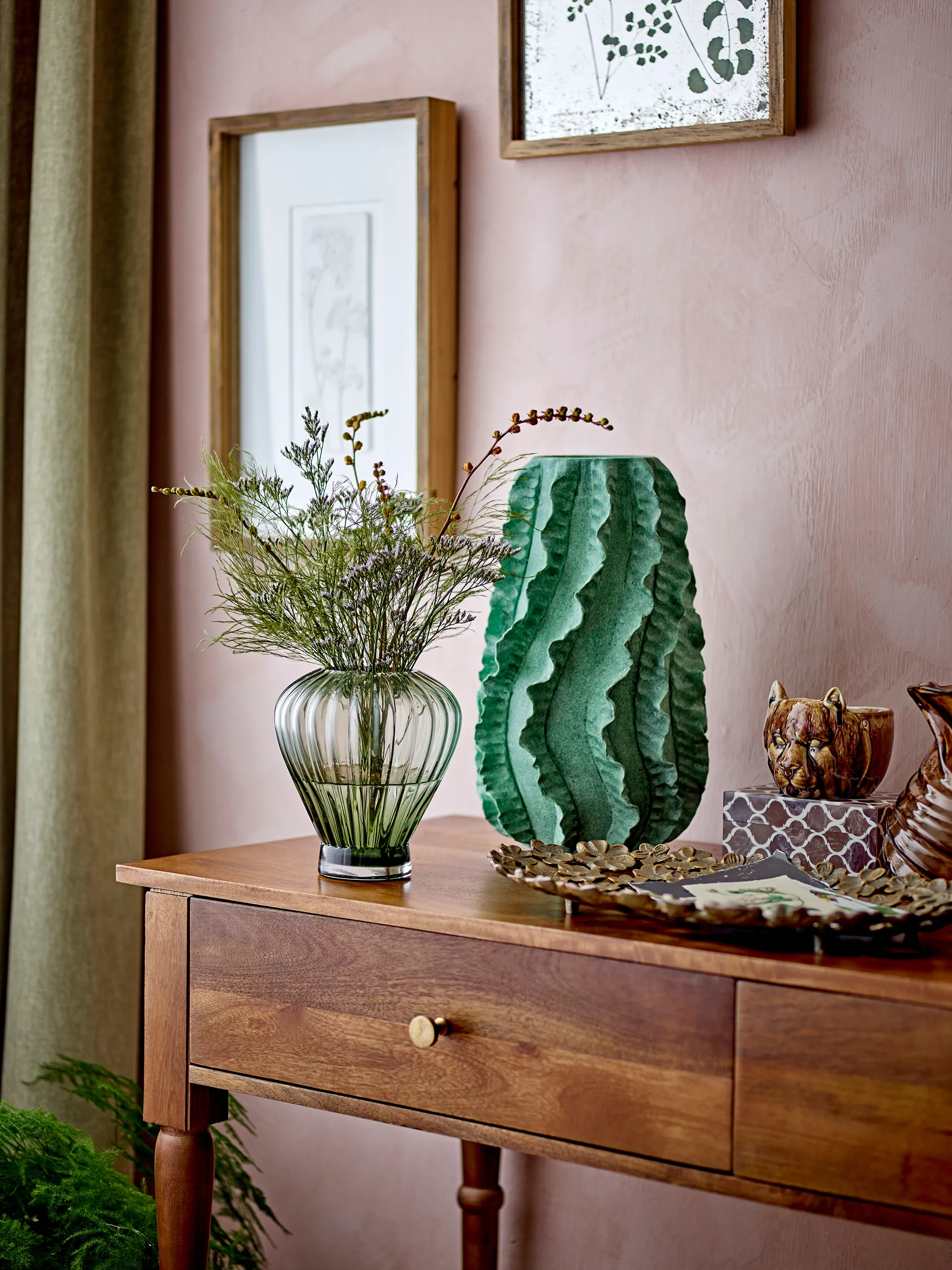 Micha tabuleiro decorativa 25x43,5 cm, Ouro Bloomingville