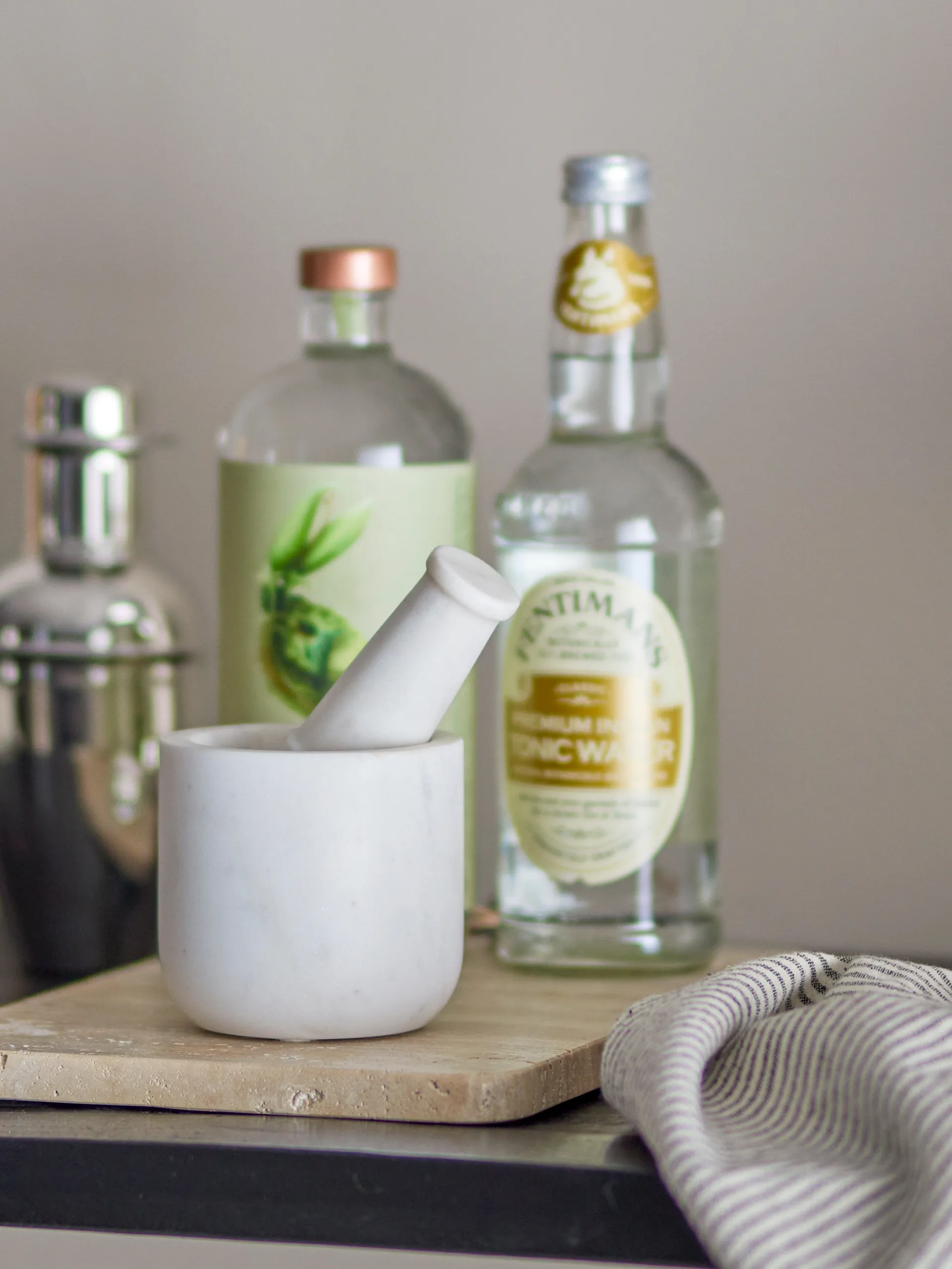 Misaki almofariz Ø9 cm, Mármore Bloomingville