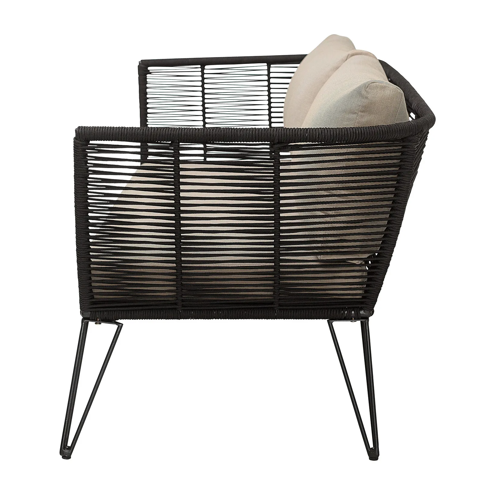 Mundo sofá, Preto-beige Bloomingville