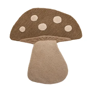 Mushroom tapete - Castanho, lã - Bloomingville