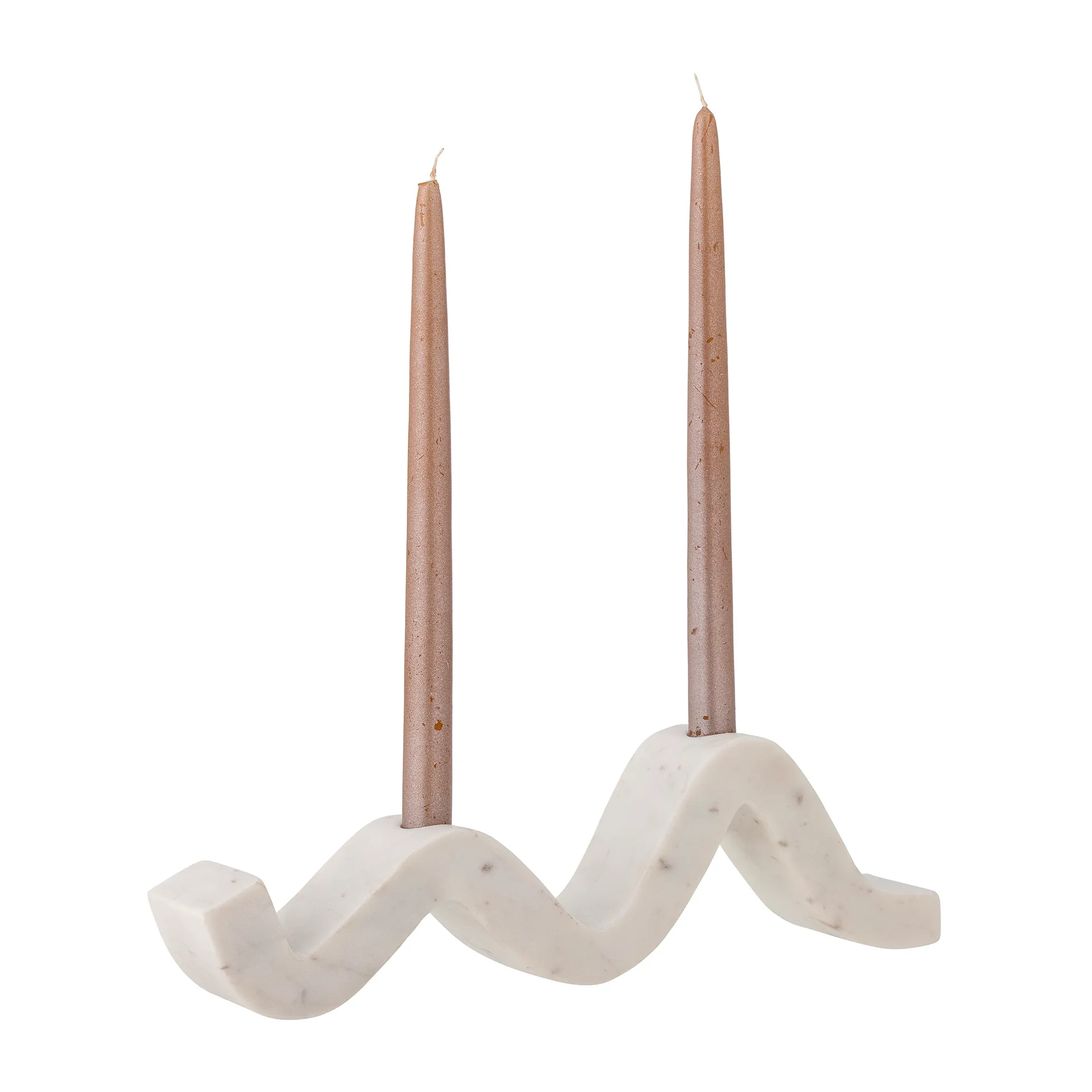 Peggy castiçais 37 cm, Mármore branco Bloomingville