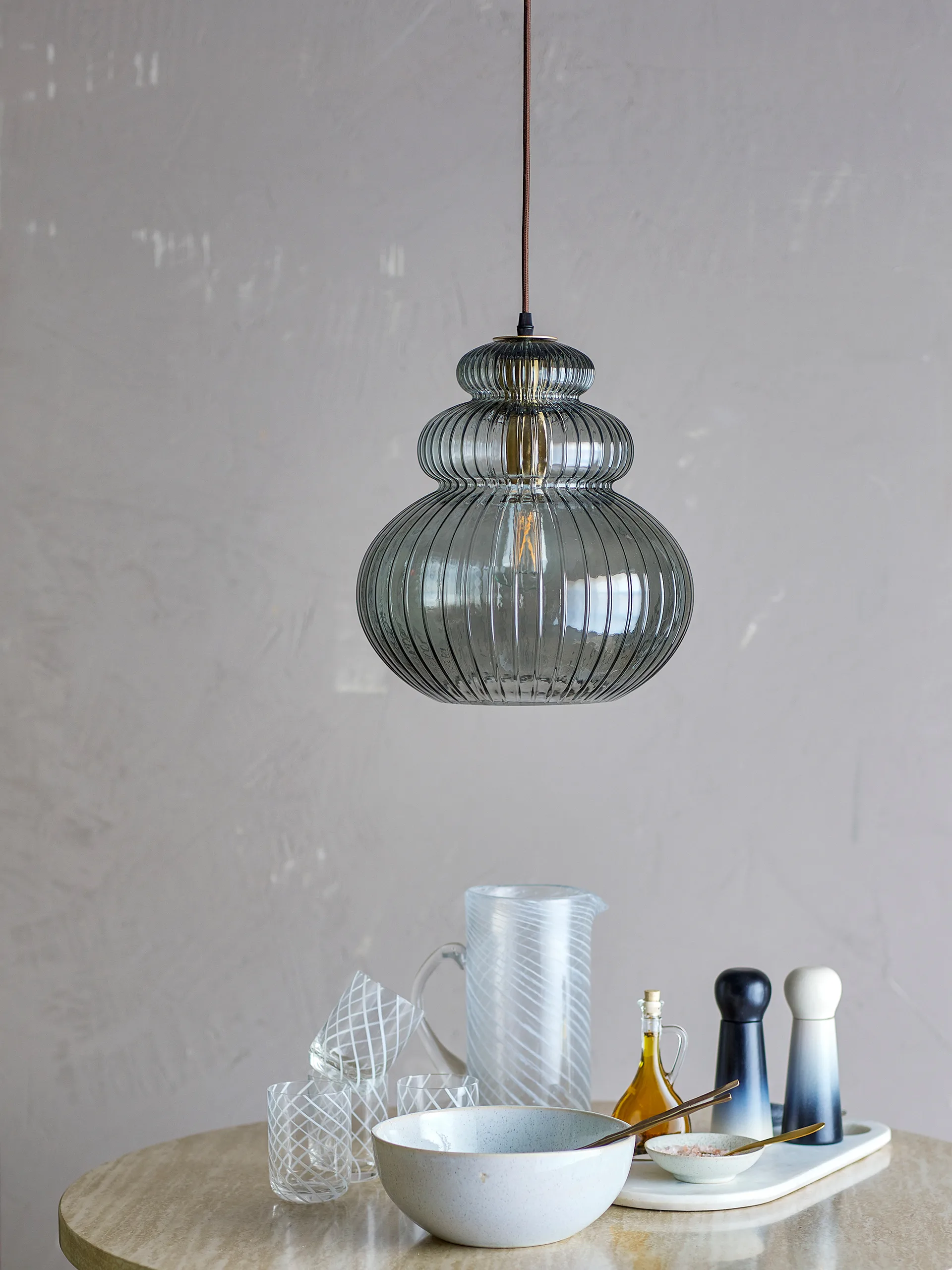 Pendente Sybia Ø31,5 cm, Cinza Bloomingville