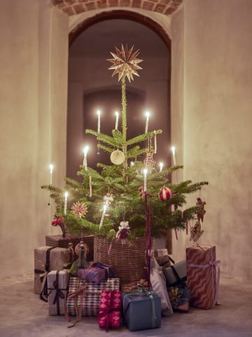 Peo enfeite de lã para a árvore de Natal 2 peças - Vermelho - Bloomingville