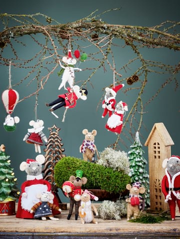 Peo enfeite de lã para a árvore de Natal - Verde - Bloomingville
