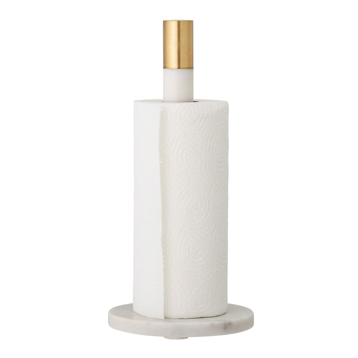 Porta-rolo de papel de cozinha em mármore Emira 32 cm - branco - Bloomingville