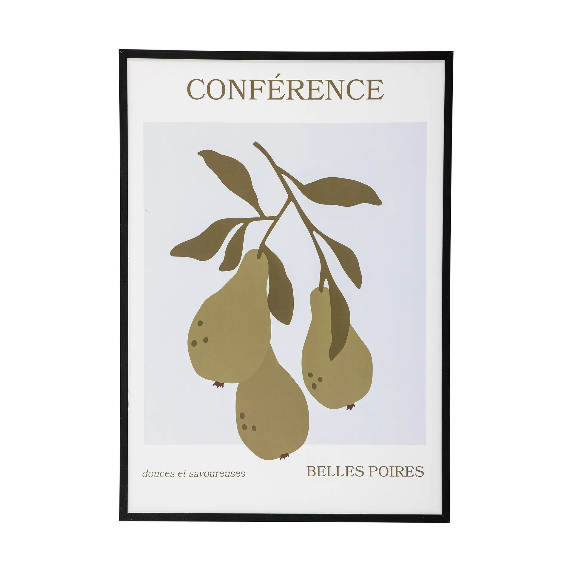 Poster com moldura Poire 52x72 cm, Poire-black pine Bloomingville