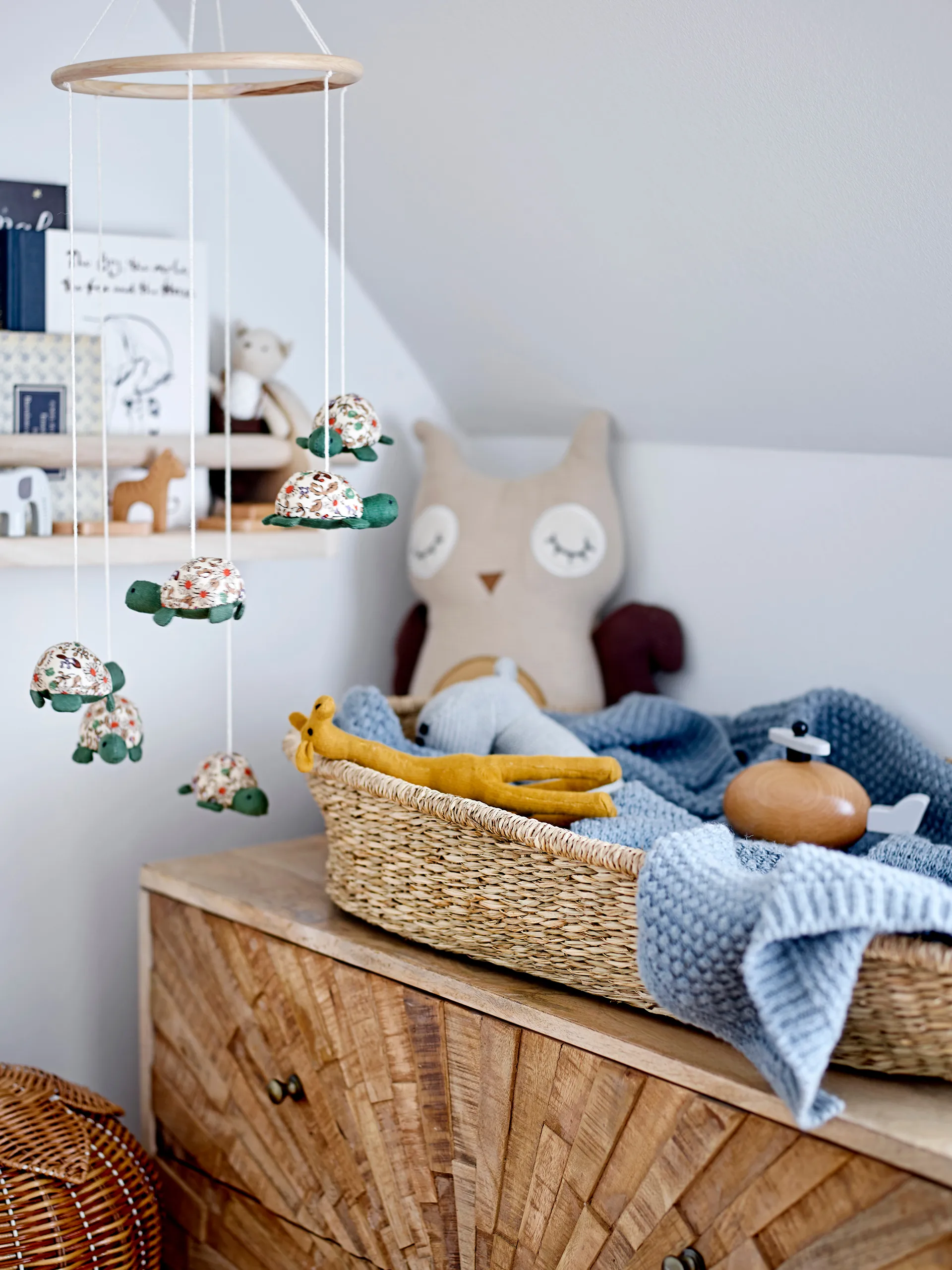 Prateleira de parede Mingus 14x60 cm, Natureza Bloomingville