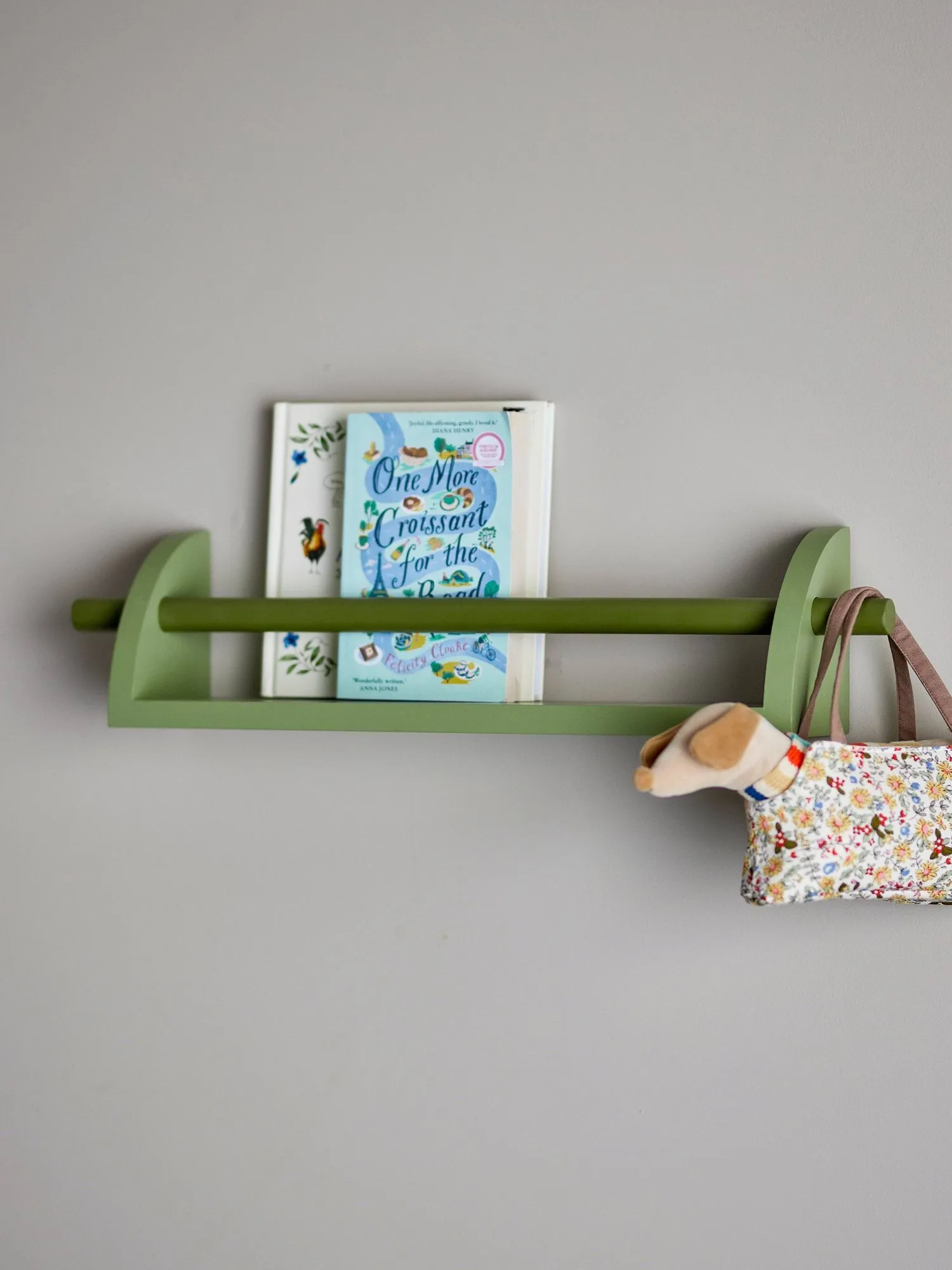 Prateleira de parede Mingus 14x60 cm, Verde Bloomingville