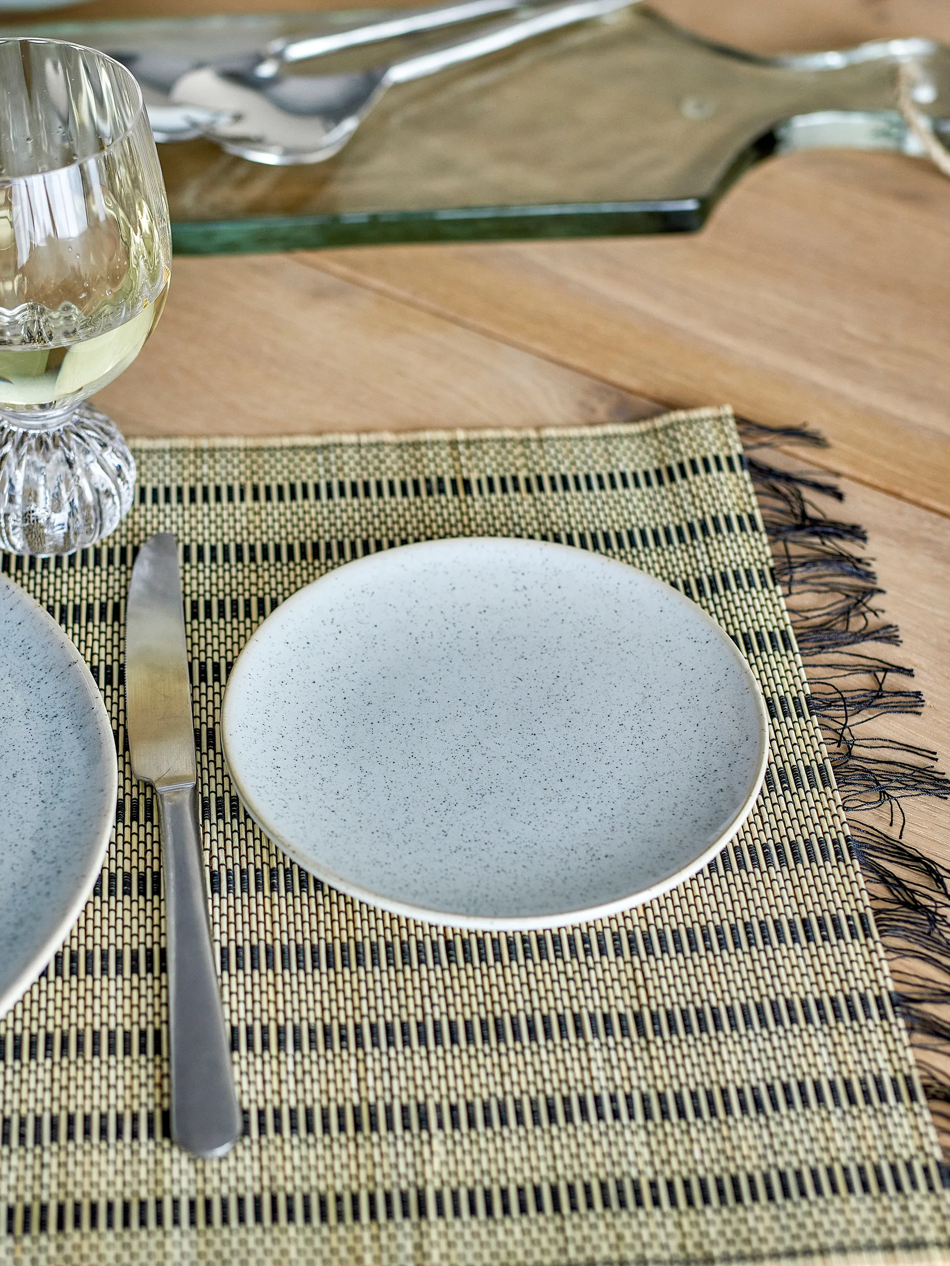 Prato Addison Ø16 cm, Branco Bloomingville