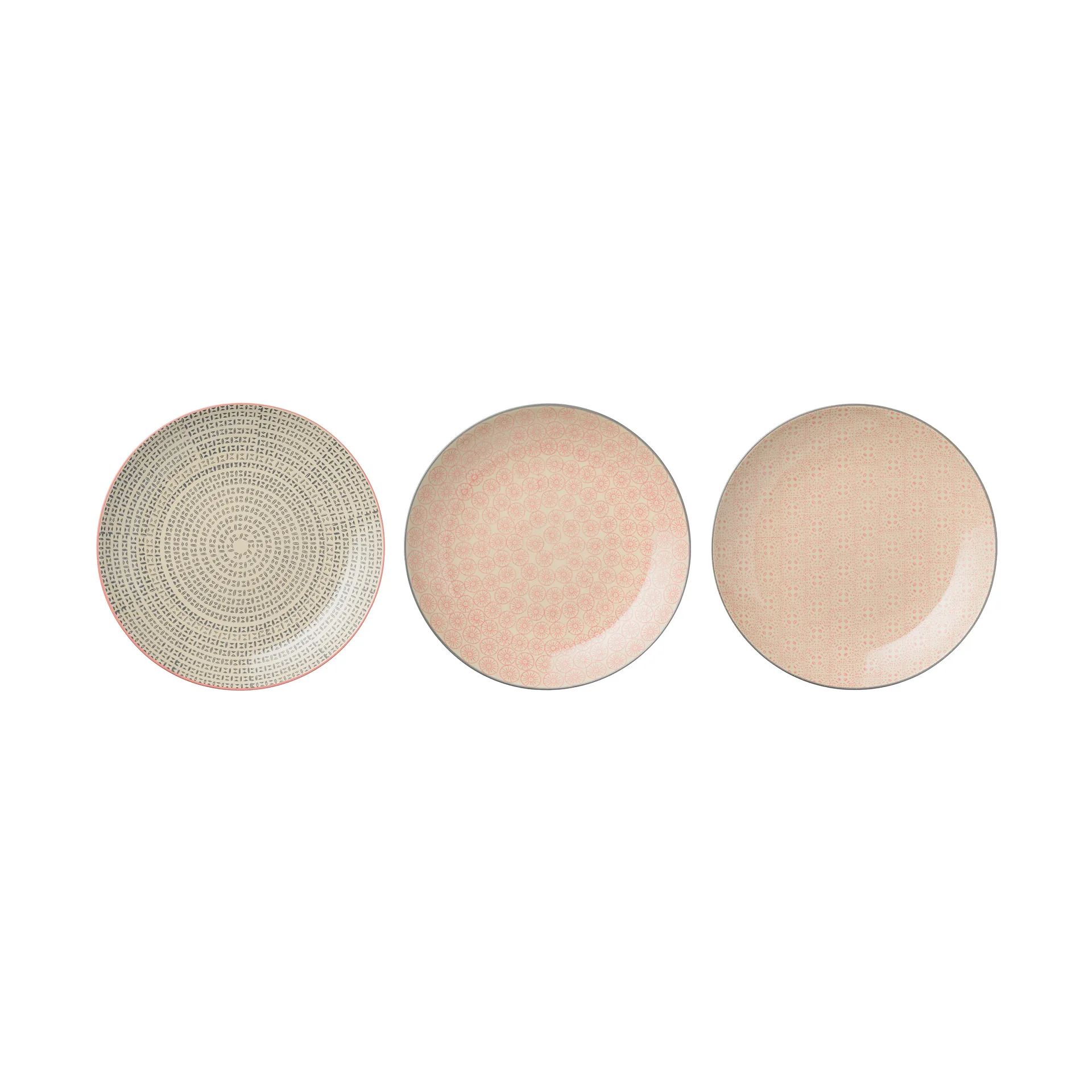 Prato Cécile, conjunto de 3 Ø25 cm,  Bloomingville