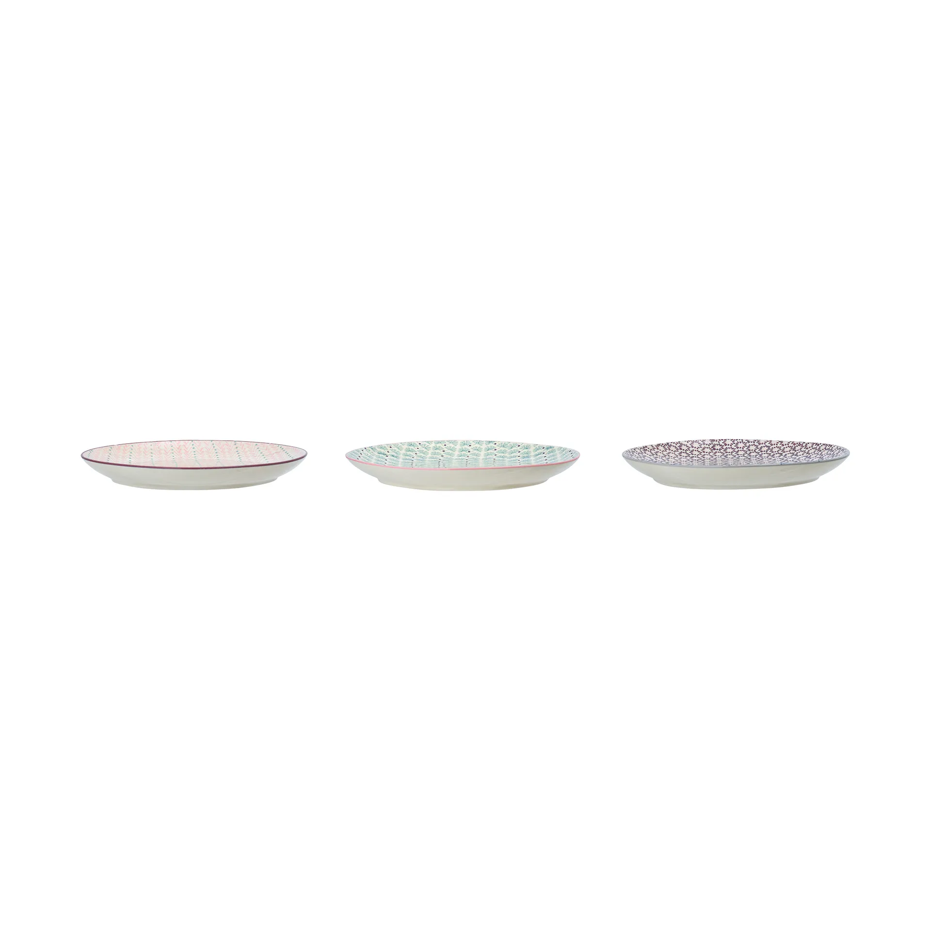 Prato Maya 28 cm, conjunto de 3 multi,  Bloomingville