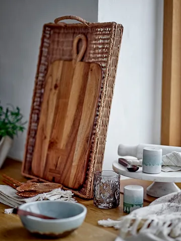 Prato para bolo Fenya Ø30x9 cm - White marble - Bloomingville