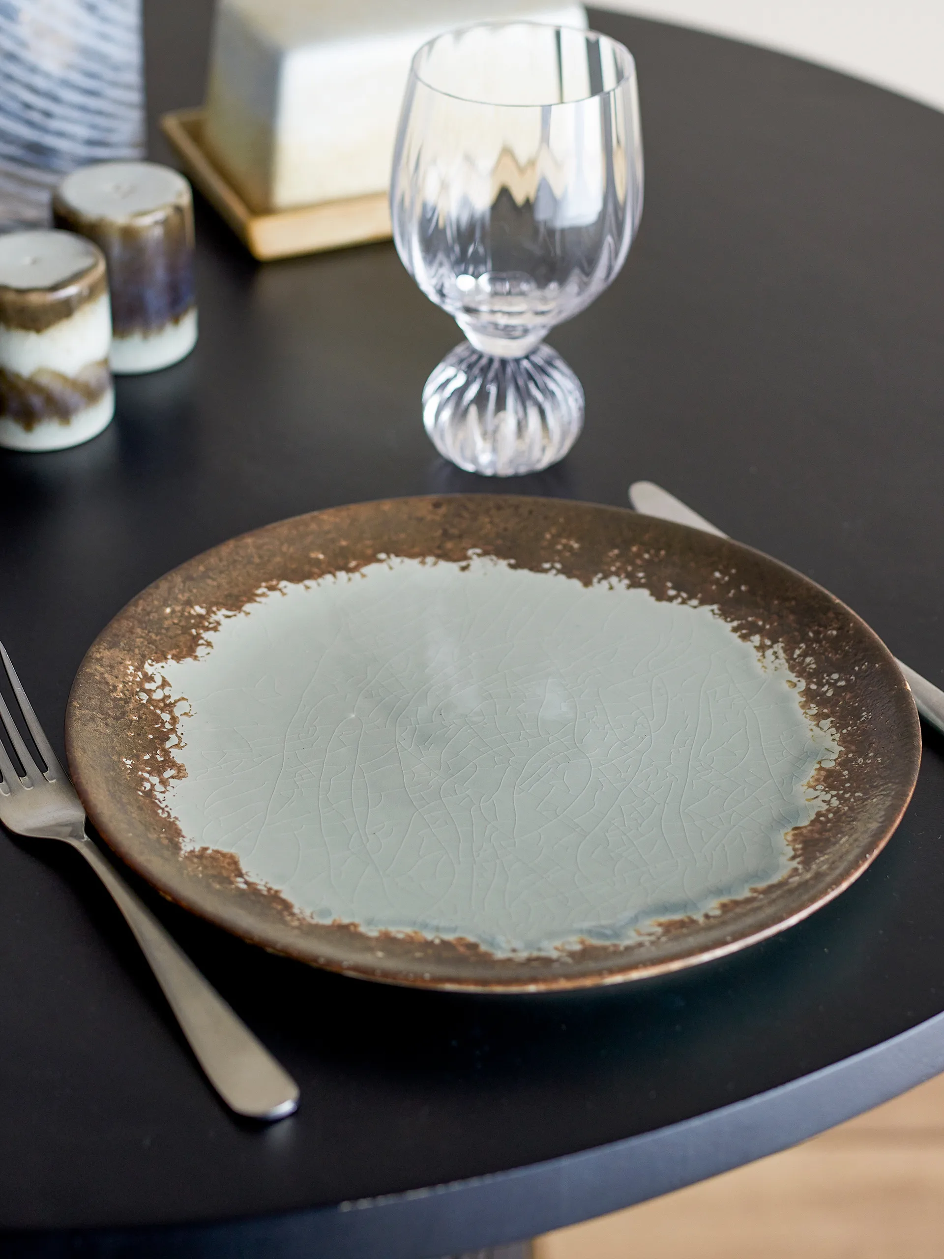 Prato Paula Ø26,5 cm, Marrom Bloomingville