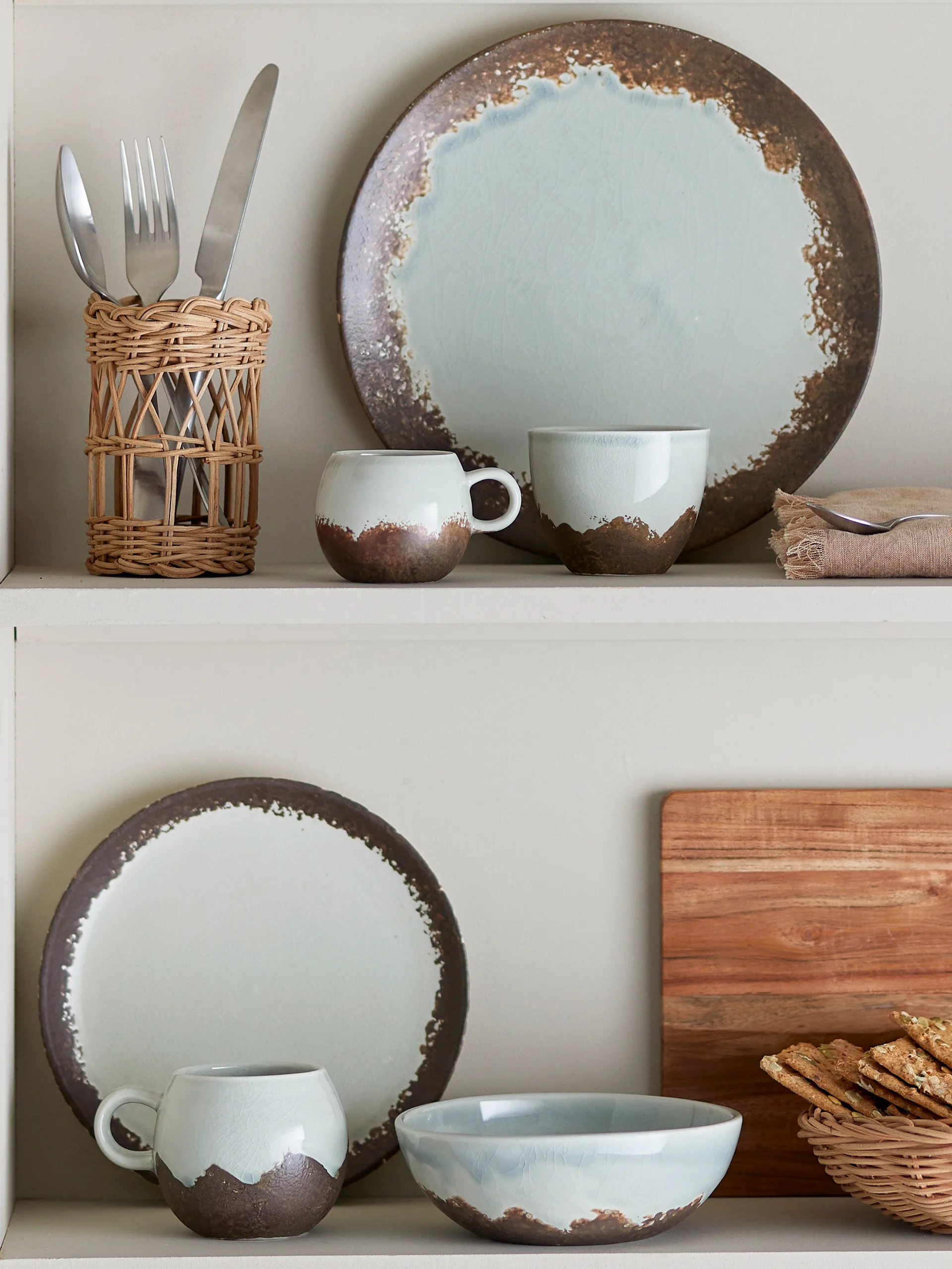 Prato Paula Ø26,5 cm, Marrom Bloomingville