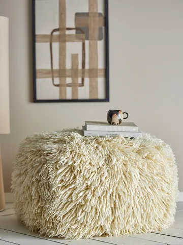 Pufe Lomba - Natural, 80x45x80 cm - Bloomingville
