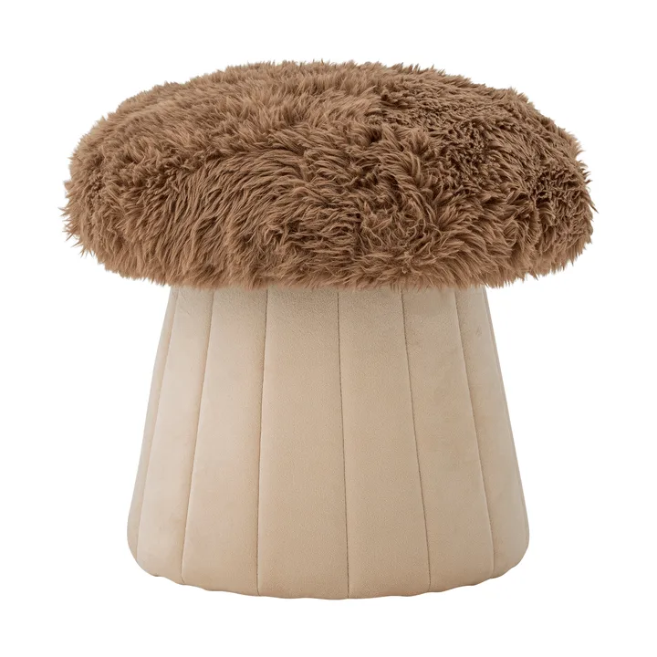 Puff Bertil Ø37 cm - Esponja, castanha - Bloomingville