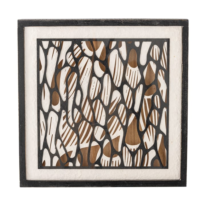 Quadro Barlin 37,5x37,5 cm - Marrom-preto - Bloomingville