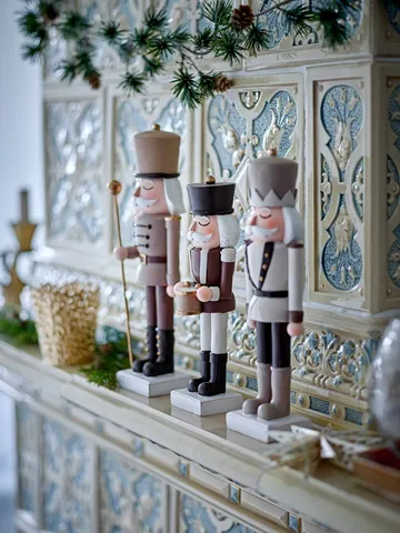 Quebra-nozes decoração de Natal - Castanho, 3 peças - Bloomingville
