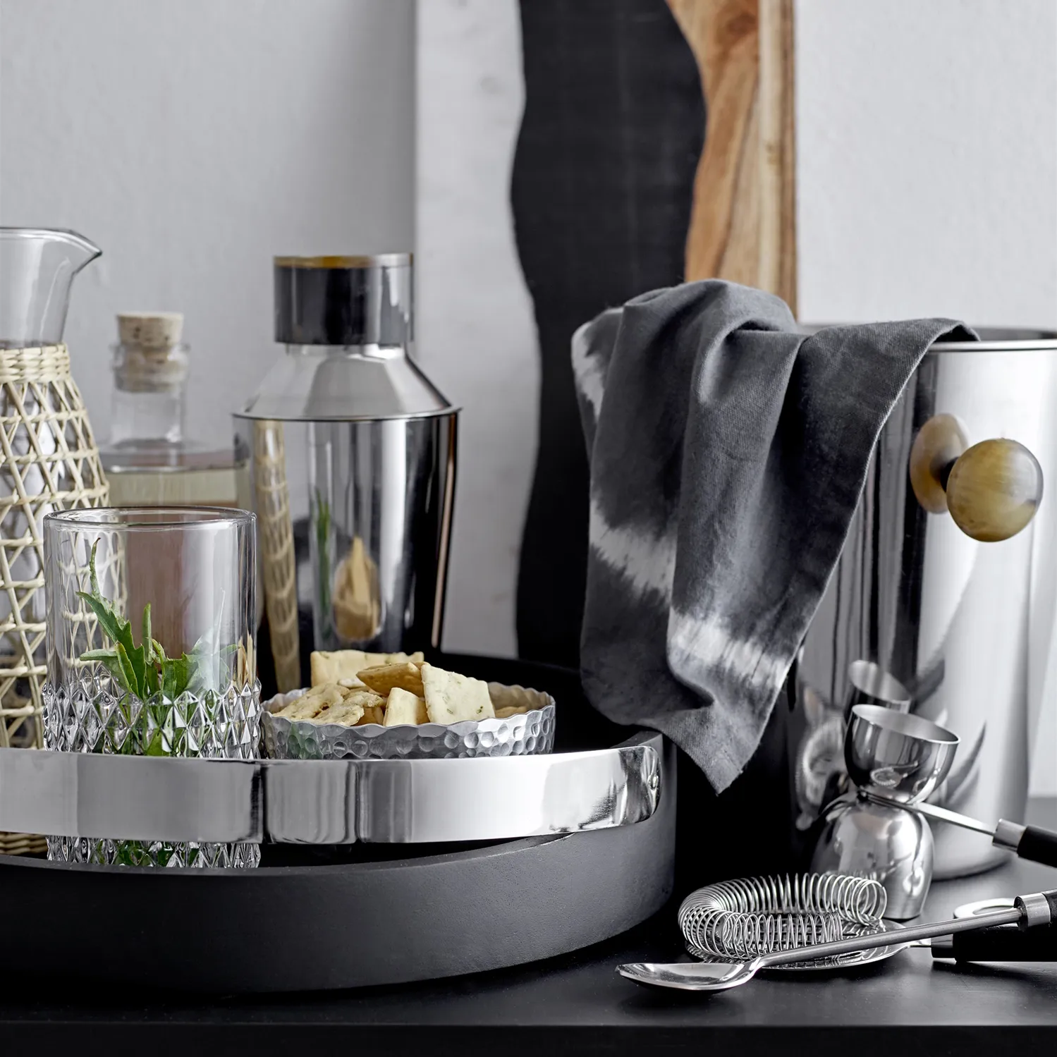 Refrigerador de vinho Bloomingville Cocktail, aço inoxidável Bloomingville